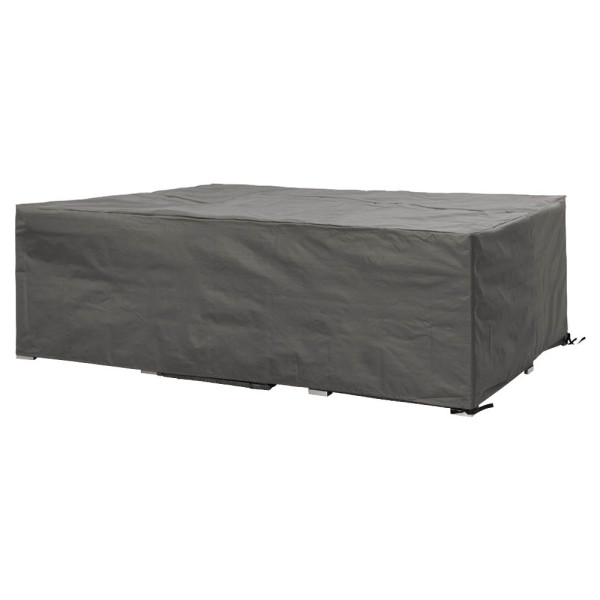 4043153103569 - Gartenmöbel-Schutzhülle BEST grau (anthrazit) B250cm H75cm L250cm Polyester Planen für Lounge-Sets mittel medium 250x250x75 cm