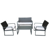 Garden Pleasure GARDA Sitzgruppe grau