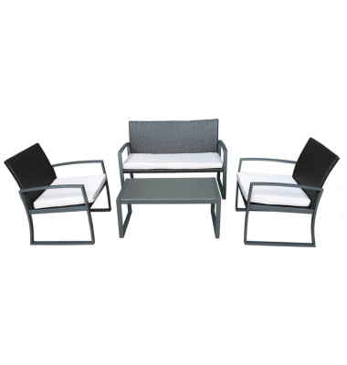Garden Pleasure GARDA Sitzgruppe grau