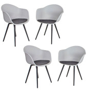 Gartenstühle Garden Pleasure ZARA grau