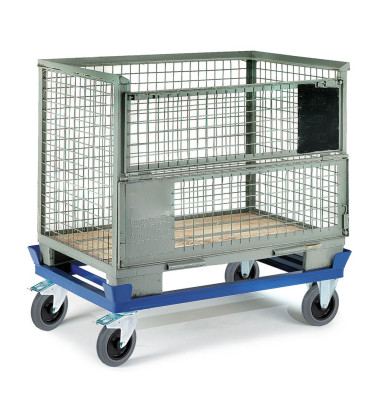 Palettenwagen blau 121,0 cm bis