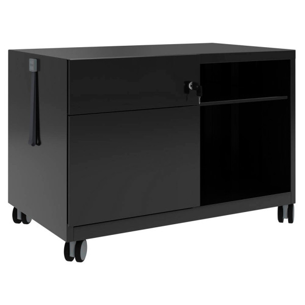 5020073825787 - BISLEY Note™ Caddy Rollcontainer schwarz 2 Auszüge 800 x 490 x 563 cm