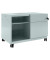 Rollcontainer CADM08RH-355 Note Caddy, silber, 2 Schubladen, Stahl, abschlie&szlig;bar