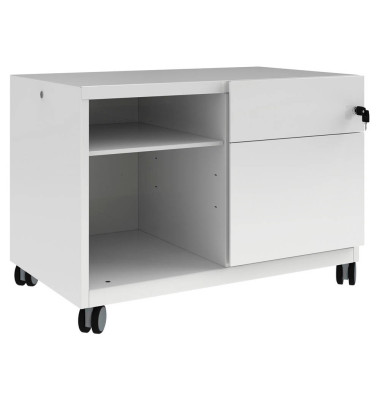 Rollcontainer CADM08RH-696 Note Caddy, verkehrswei&szlig;, 2 Schubladen, Stahl, abschlie&szlig;bar