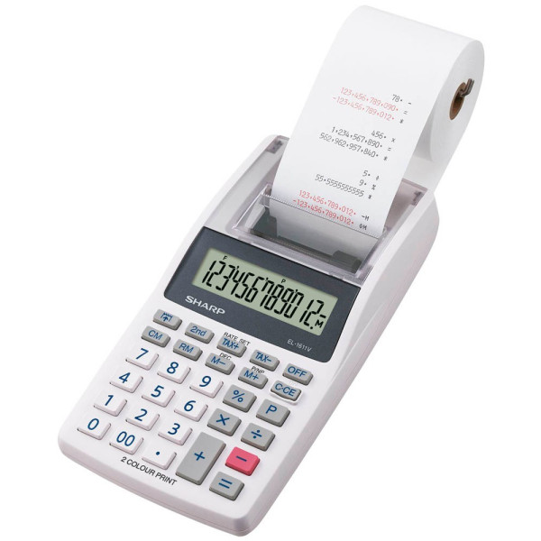4974019965833 - EL-1611 V Druckender Tischrechner Weiß Display (Stellen) 12 batteriebetrieben netzbetrieben (B x H x T) 99 x 42 x 191 mm 4974019965833 - EL-1611 V Druckender Tischrechner Weiß Display (Stellen) 12 batteriebetrieben netzbetrieben (B x H x T) 99 x 42 x 191 mm