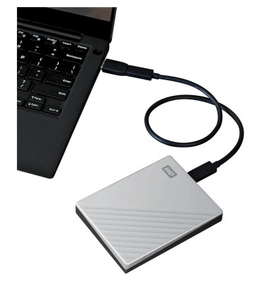 externe Festplatte WDBC3C0010BSL-WESN My Passport Ultra HDD silber 3,5 Zoll 1 TB 