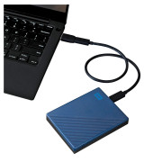 externe Festplatte My Passport Ultra WDBC3C0020BBL-WESN, blau, 2,5 Zoll (6,35cm), 2 TB, HDD