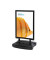 Kundenstopper Windtalker City WTRA1BLK, A1, Din A1, Klemmprofiltechnik, Rollen, schwarz