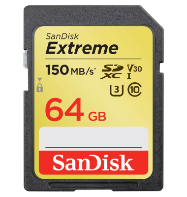 SanDisk Speicherkarte SDXC-Card Extreme 64 GB