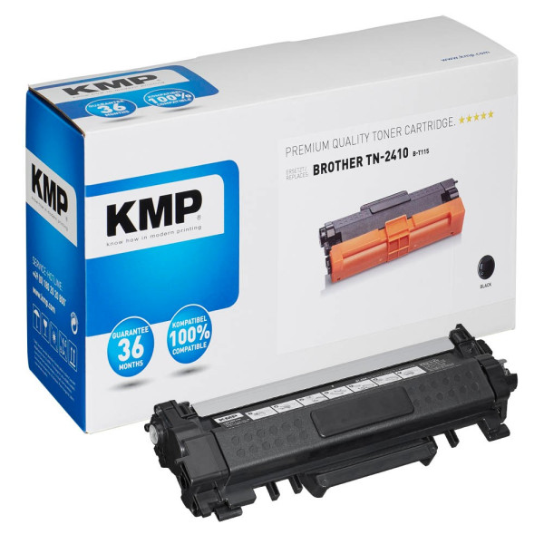 4011324371659 - 1267 Printtechnik AG Toner Brother TN-2410 TN2410 black 1200 S B-T115 remanufactured 12670000 4011324371659