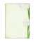 Briefpapier DP463, Green Flower, A4, 90g