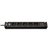 Steckdosenleiste 1150660315 Bremounta, 5-fach, schwarz