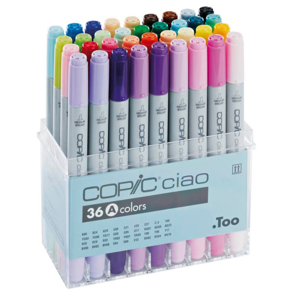 4511338063248 - Layoutmarker Ciao A 22075361 36er Etui farbig sortiert 1mm & 6mm Rundspitze Keilspitze 4511338063248 36 Stück 4511338063248 - Layoutmarker Ciao A 22075361 36er Etui farbig sortiert 1mm & 6mm Rundspitze Keilspitze 4511338063248 36 Stück