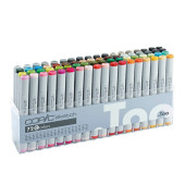 Layoutmarker Sketch C Layoutmarker 72er Etui farbig sortiert 1mm & 6mm Rundspitze/Keilspitze