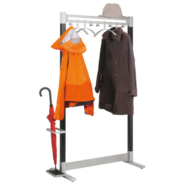 4044917417946 - Garderobenständer Montana 6552 Metall silber schwarz 4044917417946 Kerkmann