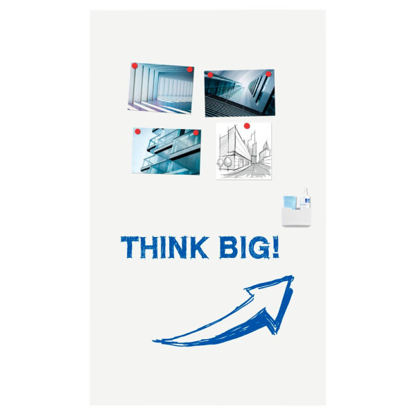 Legamaster Whiteboard WALL-UP, 7-106121, 200x120cm (BxH), emailliert, ohne Rahmen 8713797108461 Legamaster