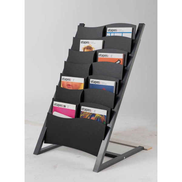 Produktbild von APACALI Schallplatten Wandhalterung - 8 Stück Acryl, 30.5cm, Schwarz