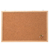 Pinnwand Memoboard, CC-KT6080 E, 80x60cm, Kork, Holz