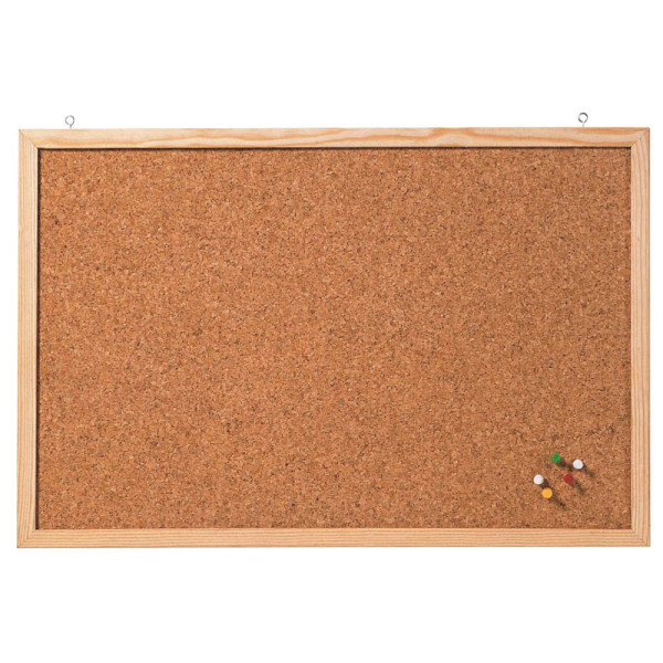 4016946182454 - Pinnwand Memoboard CC-KT6080 E 80x60cm (BxH) Kork Holz 4016946182454 Franken