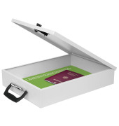 Dokumentenkassette 1022537 5 L 1,8kg lichtgrau mit Zahlenschloss Stahlblech