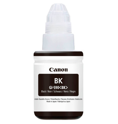 Druckerpatrone GI-590 BK 1603C001 (kompatibel zu Canon GI-590BK), schwarz, ca. 6000 Seiten