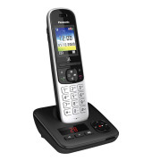 Panasonic KX-TGH720GS Schnurlostelefon mit Anrufbeantworter silber-schwarz