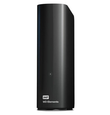 externe Festplatte Elements Desktop WDBWLG0080HBK, schwarz, 3,5 Zoll (8,89cm), 8 TB, HDD