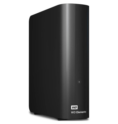 externe Festplatte Elements Desktop WDBWLG0100HBK-EESN, schwarz, 3,5 Zoll (8,89cm), 10 TB, HDD