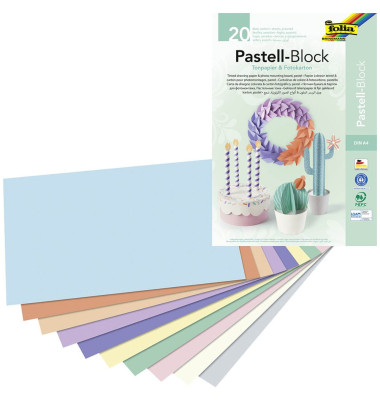 folia Tonpapier farbsortiert A4 130 und 300 g/qm
