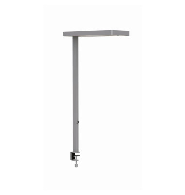 Schreibtischlampe MAULjuvis 82587, LED, dimmbar, mit Tischklemme, silber