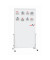 Stativdrehtafel-Whiteboard easy2move, 6455484, 100x180cm (HxB), kunststoffbeschichtet, Aluminium