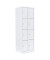 Schließfachschrank 520427, Metall, 2 Abteile mit 8 Fächern, abschließbar, 60x180cm (BxH), weiß