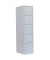 Schließfachschrank 523510, Metall, 1 Abteil mit 5 Fächern, abschließbar, 41,5x180cm (BxH), lichtgrau