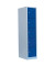 Schließfachschrank 523511, Metall, 1 Abteil mit 5 Fächern, abschließbar, 41,5x180cm (BxH), blau