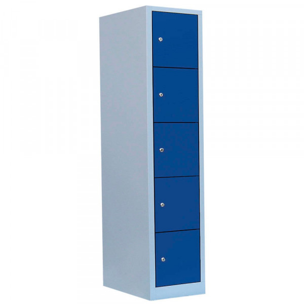 4061815519756 - Schließfachschrank 523511 Metall 1 Abteil mit 5 Fächern abschließbar 415x180cm (BxH) blau 4061815519756 LÜLLMANN 4061815519756 - Schließfachschrank 523511 Metall 1 Abteil mit 5 Fächern abschließbar 415x180cm (BxH) blau 4061815519756 LÜLLMANN