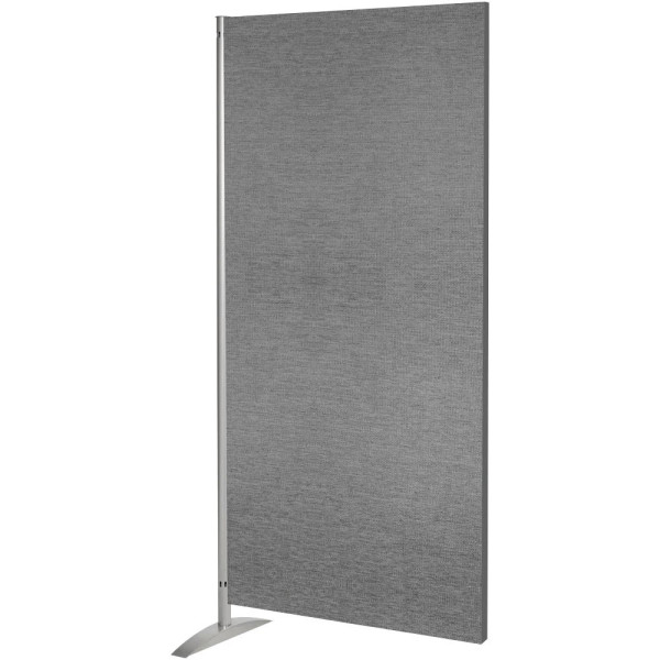 4044917437296 - Stellwandsystem HxBxT 1750 x 800 x 450 mm Textil-Element grau kaiserkraft