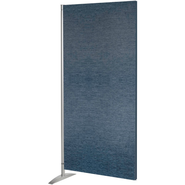 4044917437289 - Stellwandsystem HxBxT 1750 x 800 x 450 mm Textil-Element blau kaiserkraft