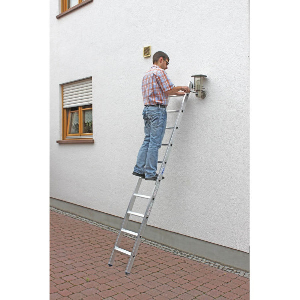 4009199124432 - Anlegeleiter Krause TRBS 2121-2 Arbeitshöhe 3600 mm 10 rutschfeste Profilstufen mit T 80 mm Fußstopfen Aluminium 4009199124432 - Anlegeleiter Krause TRBS 2121-2 Arbeitshöhe 3600 mm 10 rutschfeste Profilstufen mit T 80 mm Fußstopfen Aluminium