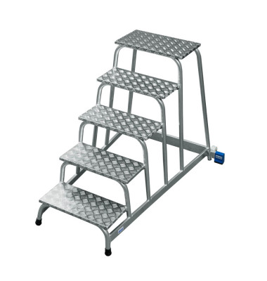 Aluminium Montagetritt Arbeitshöhe (max.): 3.00 m Krause 805058 Silber 12 kg Aluminium Montagetritt Arbeitshöhe (max.): 3.00 m Krause 805058 Silber 12 kg
