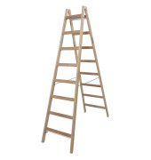 Holz Doppelstufenleiter 1700 Stabilo 2 x 8 Stufen