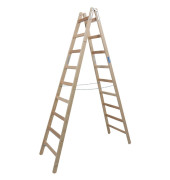 Holz Doppelstufenleiter 1700 Stabilo 2 x 9 Stufen