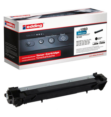 Toner EDD-1060 18-1060 (kompatibel zu brother TN-1050), schwarz, ca. 1000 Seiten