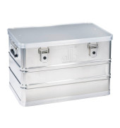 Alubox AluPlus 420004, 71,6 Liter mit Deckel, für A3, außen 595x400x375mm, Aluminium alu