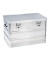 Alubox AluPlus 420004, 71,6 Liter, mit Deckel, au&szlig;en 595x400x375mm, Aluminium alu