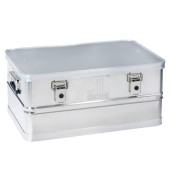 Alubox AluPlus 420003, 49,4 Liter mit Deckel, für A3, außen 590x390x270mm, Aluminium alu