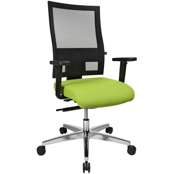 4014296768960 - Bürostuhl Profi Net 11 High grün silber mit Armlehnen bis 110kg 4014296768960 Topstar 4014296768960 - Bürostuhl Profi Net 11 High grün silber mit Armlehnen bis 110kg 4014296768960 Topstar