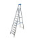 Alu Leiter 1245 Stabilo 12 Stufen