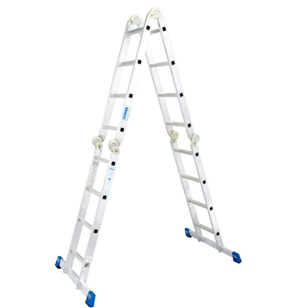 4009199123503 - Krause 123503 Aluminium Multifunktionsleiter Arbeitshöhe (max) 550 m Silber DIN EN 131 145 kg 4009199123503 - Krause 123503 Aluminium Multifunktionsleiter Arbeitshöhe (max) 550 m Silber DIN EN 131 145 kg