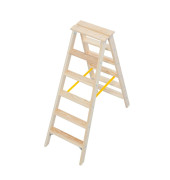 Holz Doppelstufenleiter 8182 Stabilo 2 x 6 Stufen
