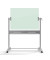 Glas-Magnetboard Diamond 1903943, 120x90cm, mit Rollen, weiß